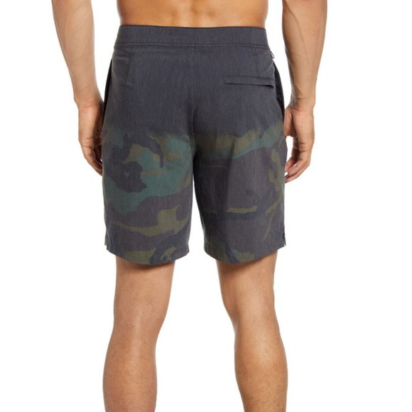 SOLD VANS Black Newland Camo Print Board Shorts - Picture 3 of 9